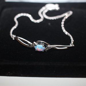 Kay Jewelers | Blue & Silver Braclet